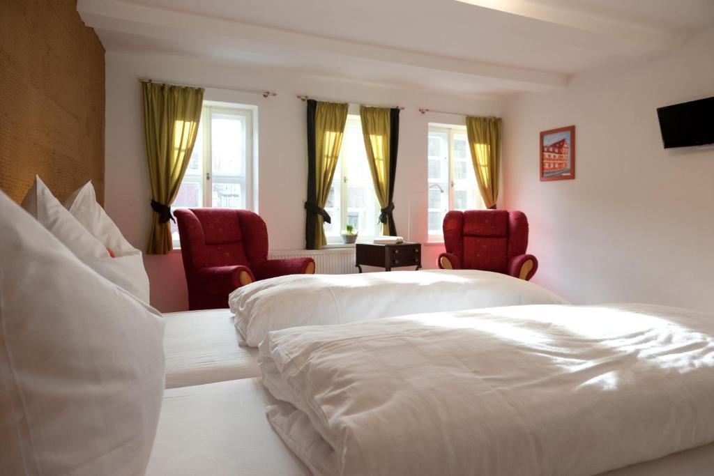 Schlaf-Gut Appartments เควดลินบวร์ก ภายนอก รูปภาพ