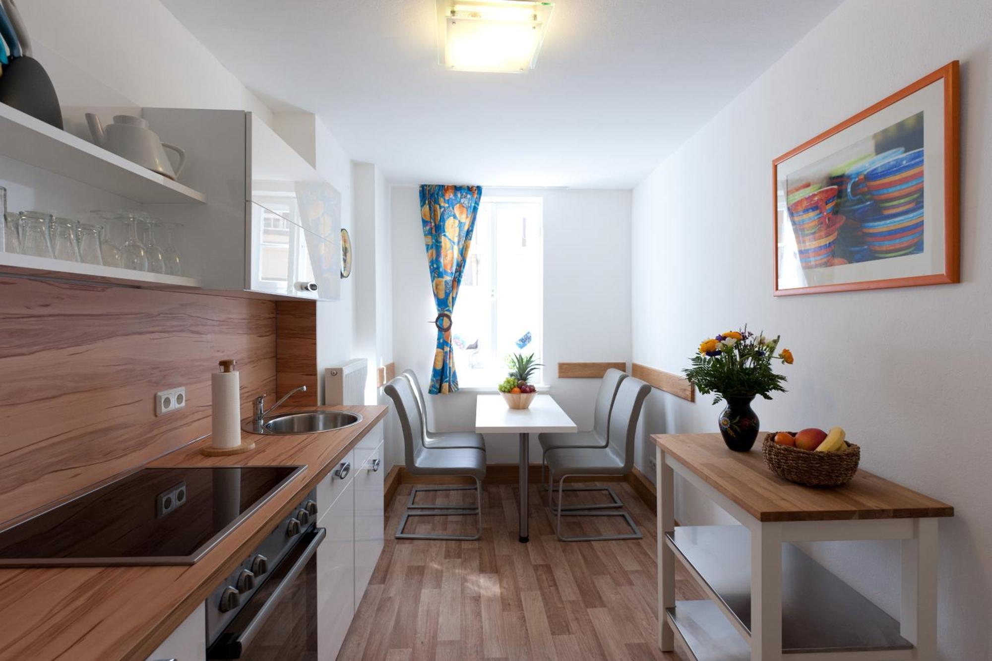 Schlaf-Gut Appartments เควดลินบวร์ก ภายนอก รูปภาพ